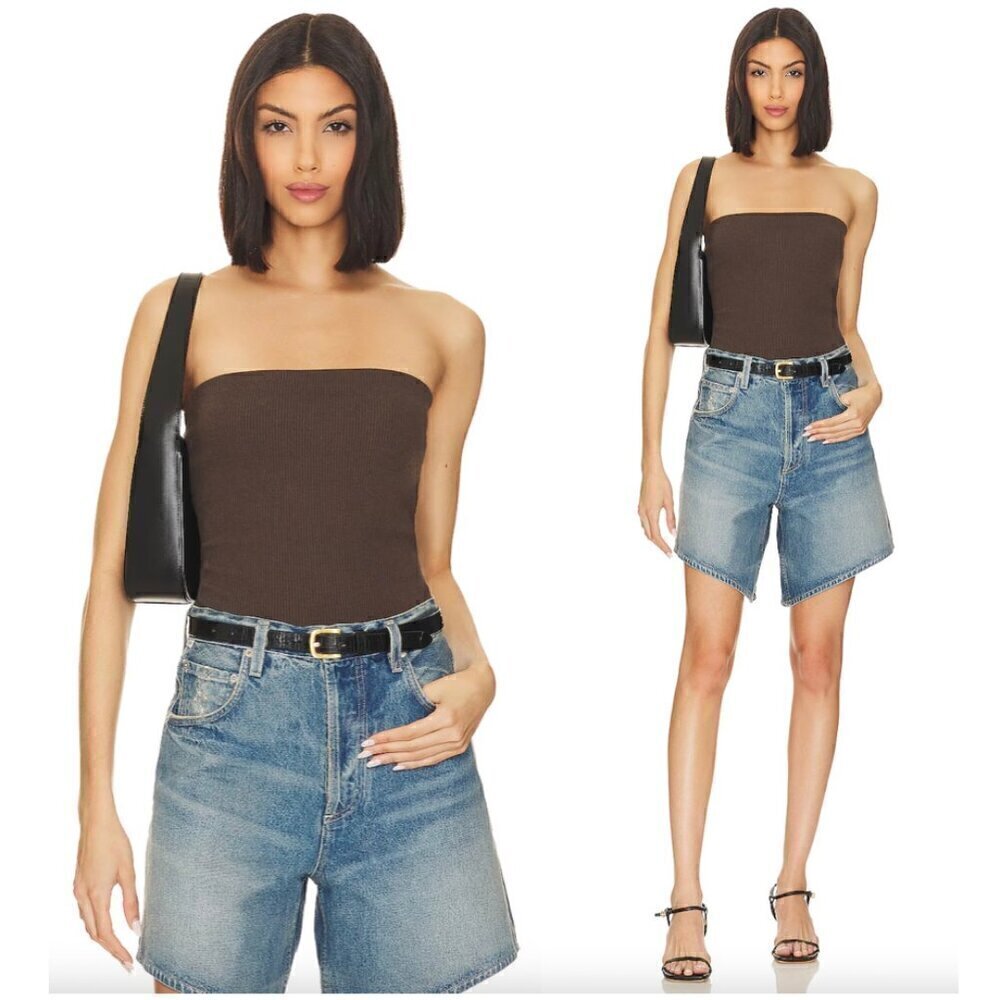 CITIZENS OF HUMANITY Sloane Bodysuit in Fig Size X-Small
